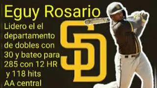 Eguy Rosario - Lidero el departamento de dobles