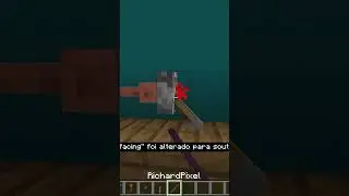 🦊Como fazer a pistola do fortnite no minecraft #shorts