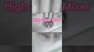 High-speed homogeneous mixing can be seen