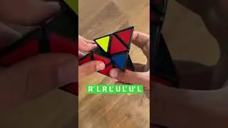 Rubik&rsquo;s Pyraminx last layer algorithm. flipped edge solution!