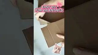 SUPER EASY VALENTINE'S DAY DIY🥰😍DIY DECOR 💓#asmr #valentinesday #giftideas #diy #decoration #hart