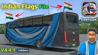 How To Add Indian Flag in Bus Simulator Indonesia | BUSSID Flag Mod 2026 🇮🇳
