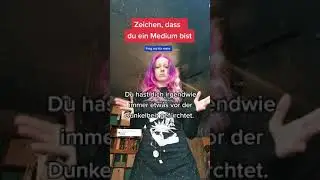 Zeichen, dass du ein Medium bist! #shorts #hexerei #hexen #hexe #witchtok #shisharainbow #medium