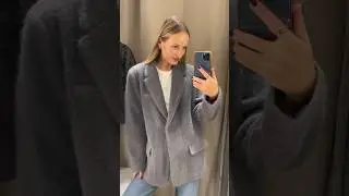 Стильный трендовый пиджак на осень #zara #zarastyle #чтонадеть #чтомодно #zaraautumn #fashion #ootd