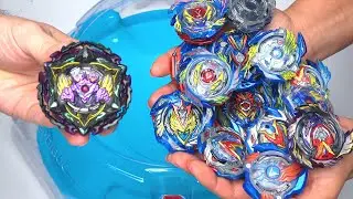 LUCIFER THE END vs ALL VALKYRIE VALTRYEK BEYS | Beyblade Burst Sparking Super King ベイブレードバーストスーパーキング