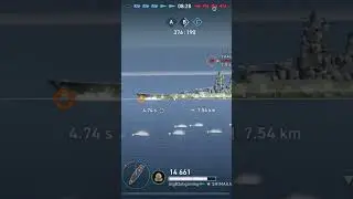 Don&rsquo;t you love straight lines? (World of Warships Legends Mobile) #b2oh #gaming #wowslegends
