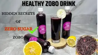 Как приготовить полезный напиток Zobo | Сладкий, как сахар, но без сахара! Без мёда! Без искусств...