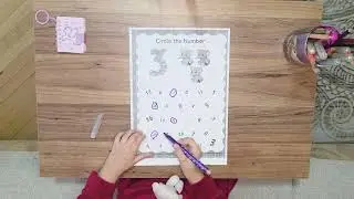 Circle the Number 3 for Kids | Number Recognition Activity | EZ Sisters