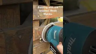 Makita 18volt Orbital Sander For The Win #milwaukeepowertools