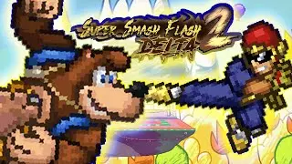 Super Smash Flash 2: Delta Plus! Banjo & Kazooie's debut!