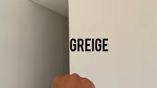 Resultado da tinta no tom Greige 