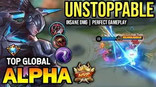 ALPHA BEST BUILD 2023 | TOP GLOBAL ALPHA GAMEPLAY | MOBILE LEGENDS✓