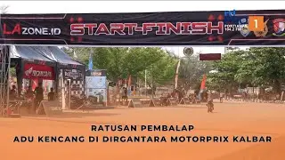 Ratusan Pembalap Adu Kencang di Dirgantara Motorprix Kalbar