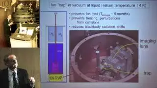 Quantum Frontiers lecture: Dr. David Wineland on Atomic Clocks and Ion Trap Quantum Computing