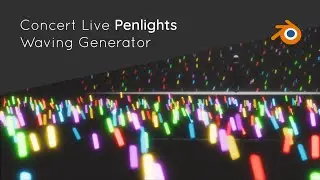 [Preview] Concert Live Penlights Waving Generator
