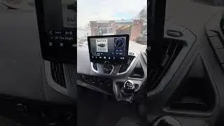 Ford Transit Custom Work Van, Serious Tech Upgrade Wiress CarPlay KENWOOD DMX9724XDS #fordtransit