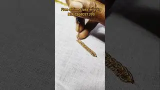 FREE! FREE! Professional Online Aari course/zardosi loop stitch # shorts#aariwork #freeaariclass