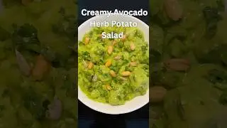 Creamy Avocado Herb Potato Salad 🥔🥑 | Healthy & Vegan (No Mayo!)
