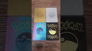 &ldquo;pokemon&rdquo; card cold, silver, rainbow, black