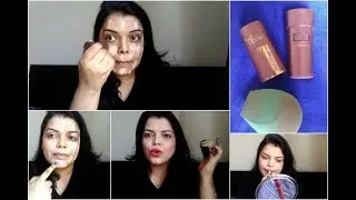 OLIVIA PAN STICK MAKEUP IN 5 MINUTES | HOW TO USE OLIVIA PAN & FOUNDATION IN HINDI