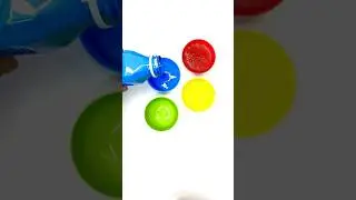 Colorful Paint & Glass Balls! 🎨✨ Satisfying Visual ASMR #shorts