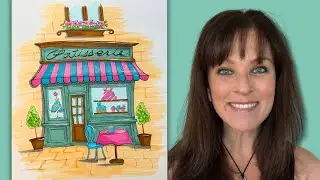 Draw a Whimsical Parisian Patisserie | Weekly Sketch #5