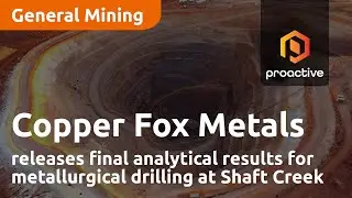 Copper Fox Metals releases final analytical results for metallurgical drilling at Shaft Creek