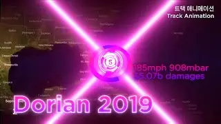 Track of Hurricane Dorian (2019)