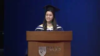 NUS Commencement Ceremony 2025 - ESP Valedictorian Speech by Corea Chua Ying Suang