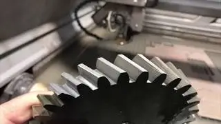 Thick Helical Gear Cutting with the 5-Axis CMS Waterjet
