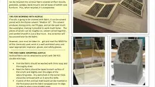 How to Recycle Acrylic for Exhibits