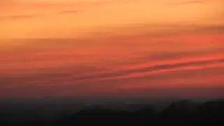Beautiful Sunset Sky & plane Cambridge UK 2Feb25 516pm
