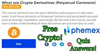 Что такое криптодеривативы? Бесплатные доллары США! Ответы на викторину Phemex!