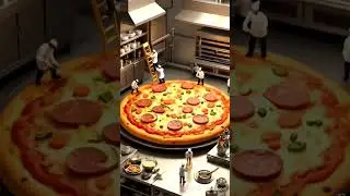 Tag Pizza lovers..:)#youtubeshorts #funny #funnyreels #comedy #pizza #tinychefs #animation