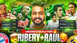 105 FRANK RIBERY - BEST DRIBBLER?🤯 | 104 HOLE PLAYER RAUL IS UNDERRATED🥶 | AMAZING DRIBBLES & GOALS💥