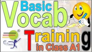 Learn German | Basic Vocab Training in Class A1 | German Speaking A1