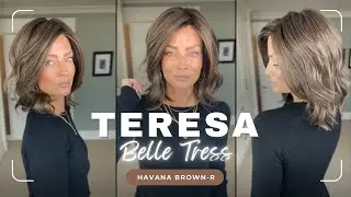 TERESA by Belle Tress in Havana Brown-R | Wig Review | WigsByPattisPearls.com