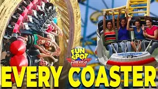 All Roller Coasters at Fun Spot Kissimmee RANKED! (With On-Ride Povs)