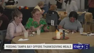Feeding Tampa Bay provides hundreds of meals to families on Thanksgiving