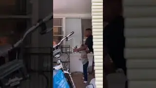 Slow motion in jail blaster me and Taylor￼