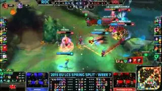 [Highlights] ROCCAT vs Unicorns of Love EU LCS Spring 2015 W7D1   ROC vs UOL