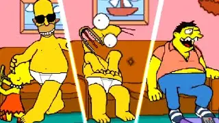 TODOS los OBJETOS y ANIMACIONES de Homer Mascota en Los Simpson: El Videojuego (Nintendo DS)