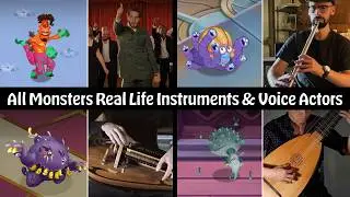 Monsters Real Life Instruments & Voice Actors Released in 2025 | My Singing Monsters