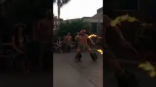 BEST Luau fire dancer