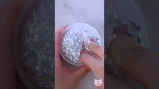 Crunchy ASMR 🌈☁️ Cloud Chaser Bingsu Slime from CinnaCrewSlimes #slime #asmr #slimeasmr #satisfying