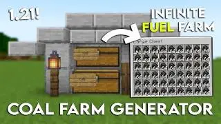[1.21+] Ferme &agrave; Charbon AFK &ndash; Carburant Illimit&eacute; Facile !