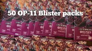 50 OP-11 Blister packs! (One Piece opening)