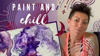 Dutch Pour Technique Acrylic Pour Painting | Satisfying Relaxing Timelapse Painting Video