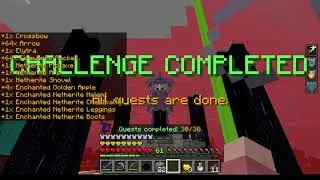 Let's Play Minecraft Marketplace map Survival but can't leave chunk EP 9 The End!!