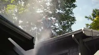 Cleaning a Metal Roof
